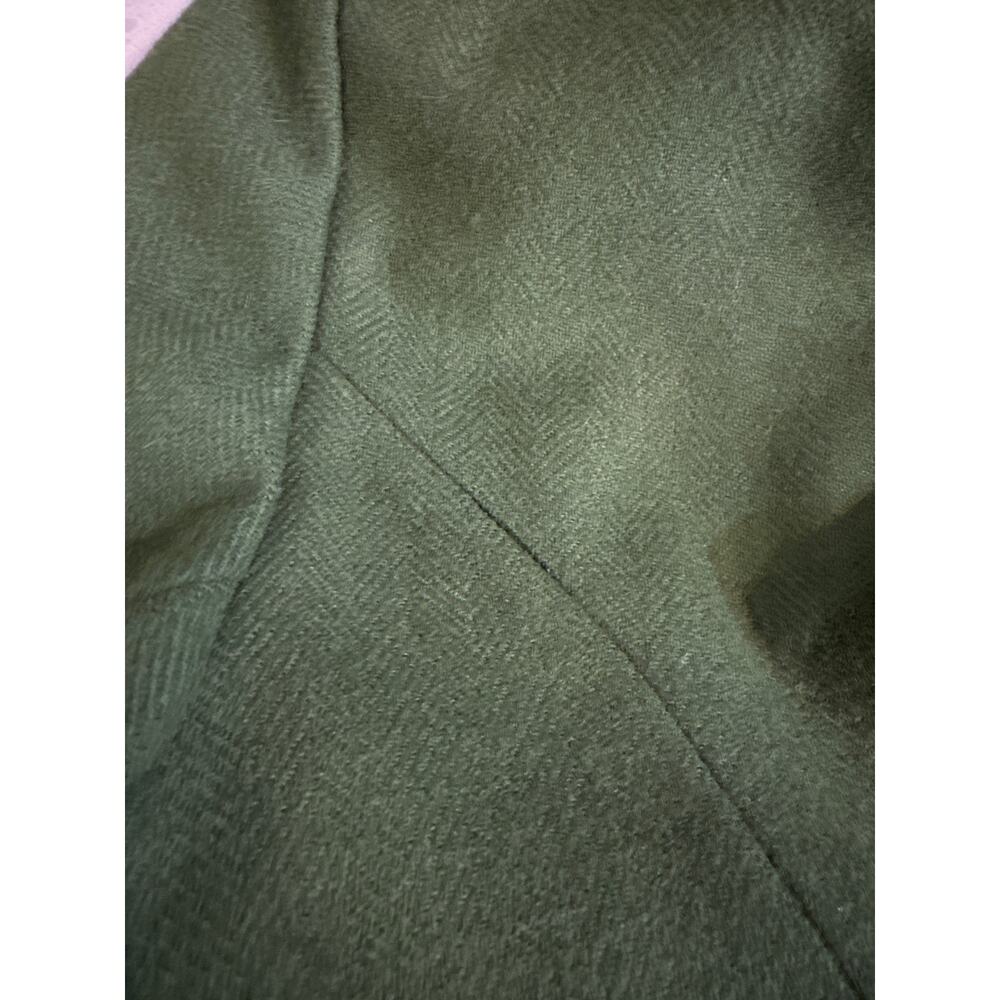 Vintage Pendleton Women’s 2-Button Virgin Wool Blazer Green Made in USA Sz 12 - Picture 14 of 15